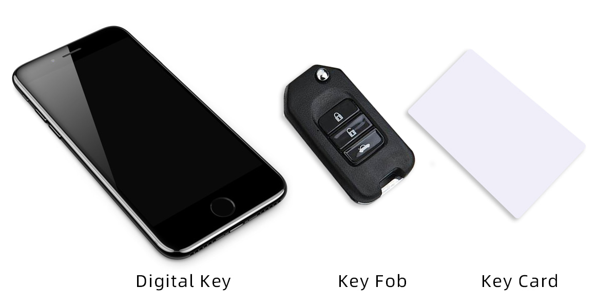 chìa khóa kỹ thuật số, chìa khóa thông minh và thẻ chìa khóa