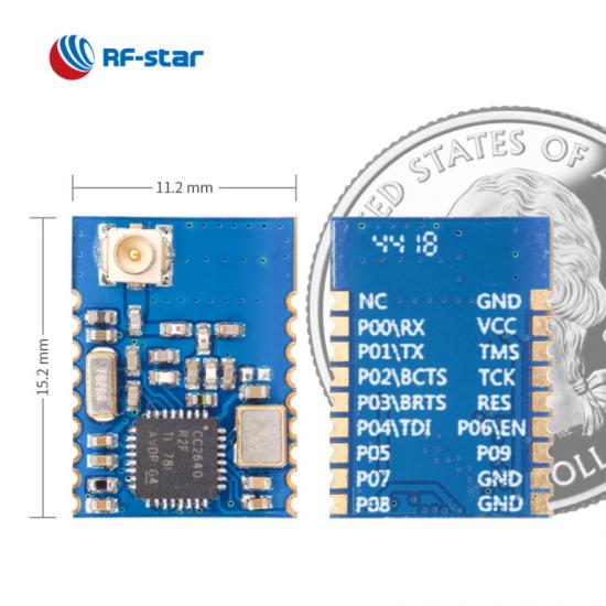 TI CC2640R2F Chipset Module with Bluetooth Serial Port Protocol