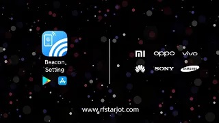 Làm thế nào để sử dụng Beacon? Cấu hình báo hiệu cực thấp RFstar iBeacon Eddystone thông qua ứng dụng cài đặt báo hiệu