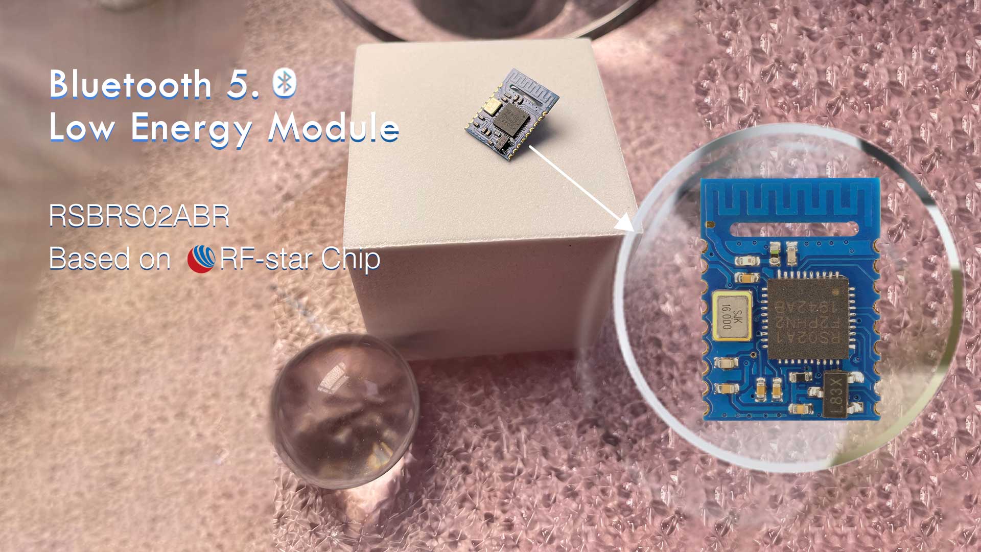 Mô-đun năng lượng thấp Bluetooth 5.0 RSBRS02ABR Dựa trên Chip RF-star