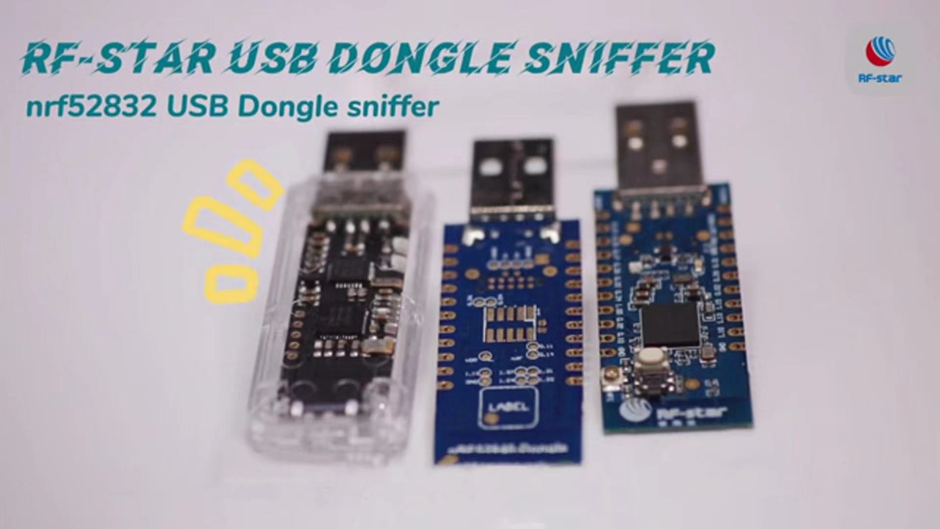 nRF Connect RF-star Năng lượng thấp BLE 5.0 nRF52832 USB Dongle sniper